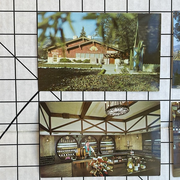 Italian Swiss Colony Winery vintage postcards (4) winery established 1881 in CA - Picture 3 of 13